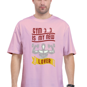 Men's Oversized Classic New Gym lovers Printed T-Shirt